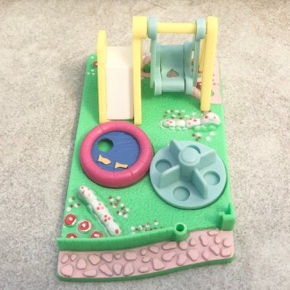 Vintage Polly Pocket Playground Slides and Swing - Picture 3 of 3